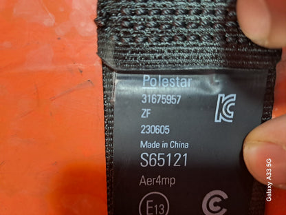 ✅POLESTAR 2 LONG RANGE 2023 REAR RIGHT SEAT BELT 31675957 34286484D Warranty - Image 7