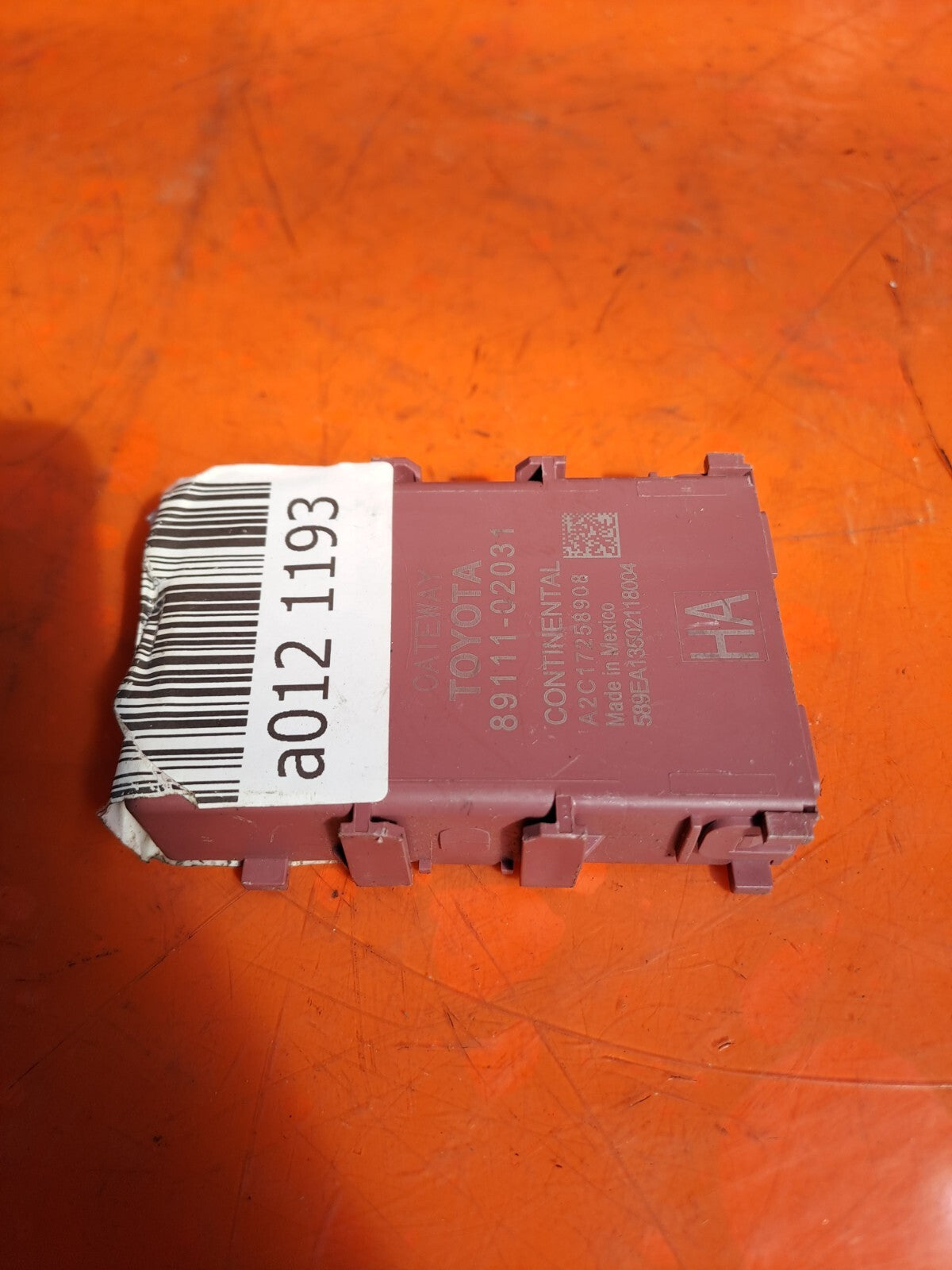 ✅2022 TOYOTA COROLLA EXCEL 1.8P GATEWAY CONTROL ECU 8911102031 + WARRANTY A012 - Image 2