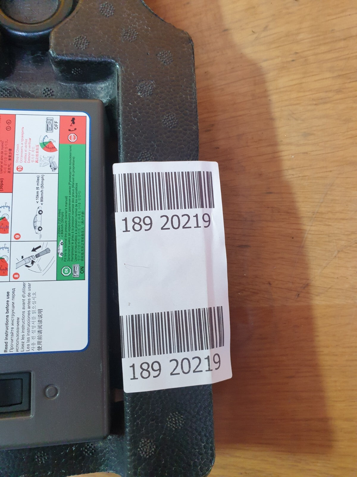 ✅2023 HYUNDAI I20 MK3 N LINE 1.0P TYRE PUMP COMPRESSOR INFLATOR 52933-K7120 A189 - Image 7