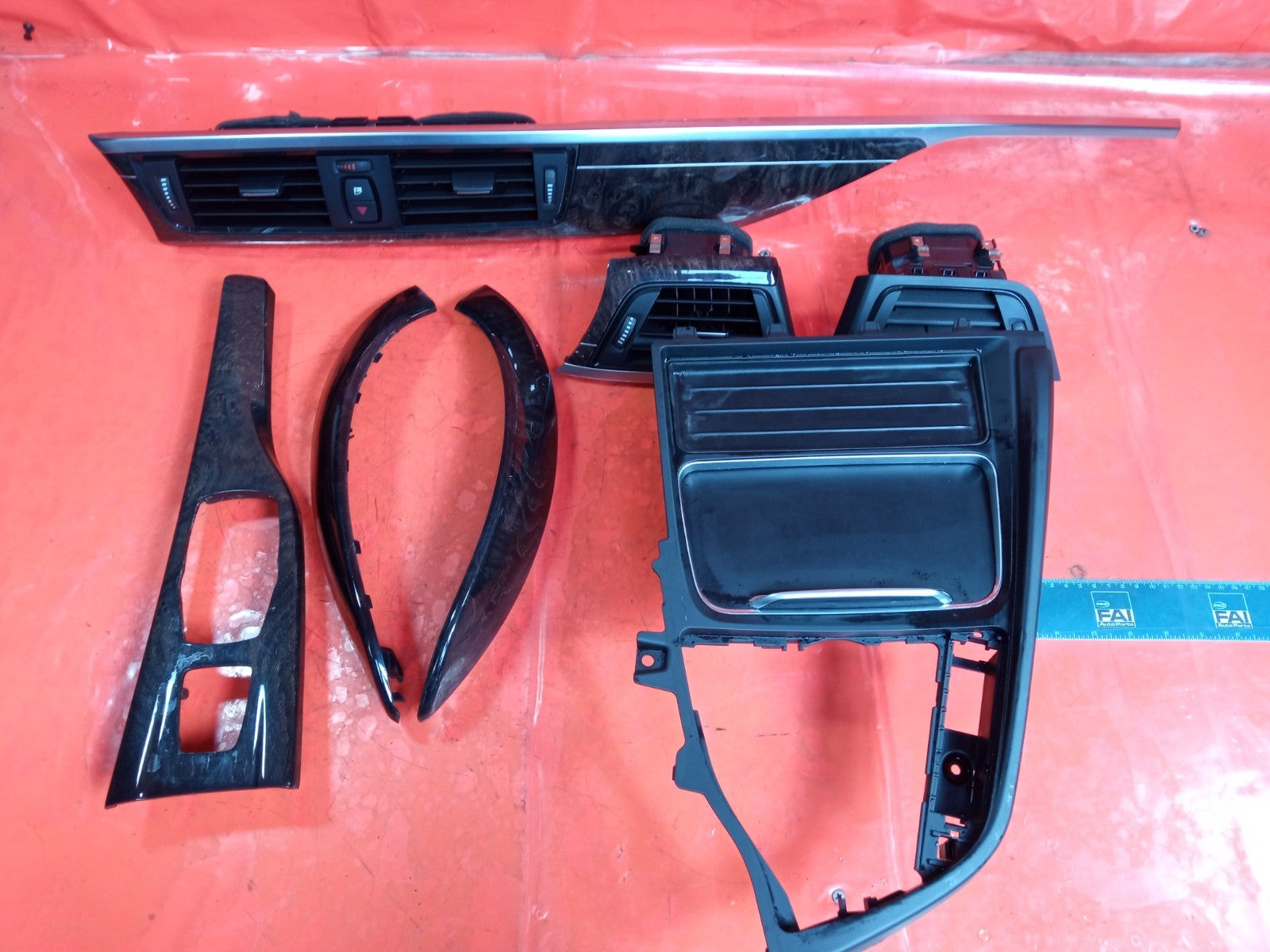 ✅2016 BMW 4 Series F33 Fine Ash Grain Wood Interior Trim Set 7348941 + Warranty - Image 2