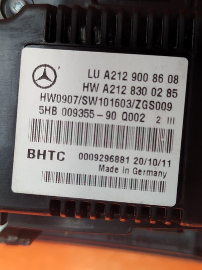 ✅2011 MERCEDES E CLASS W212 A/C HEAT CONTROL PANEL A2129008608 + WARRANTY A269 - Image 11