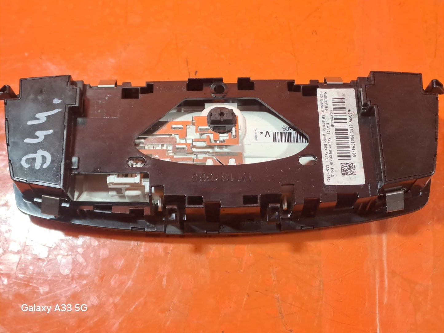✅BMW F23 218D 2.0 DIESEL 2019 INTERIOR ROOF LIGHT 9305794 Warranty A344 - Image 6