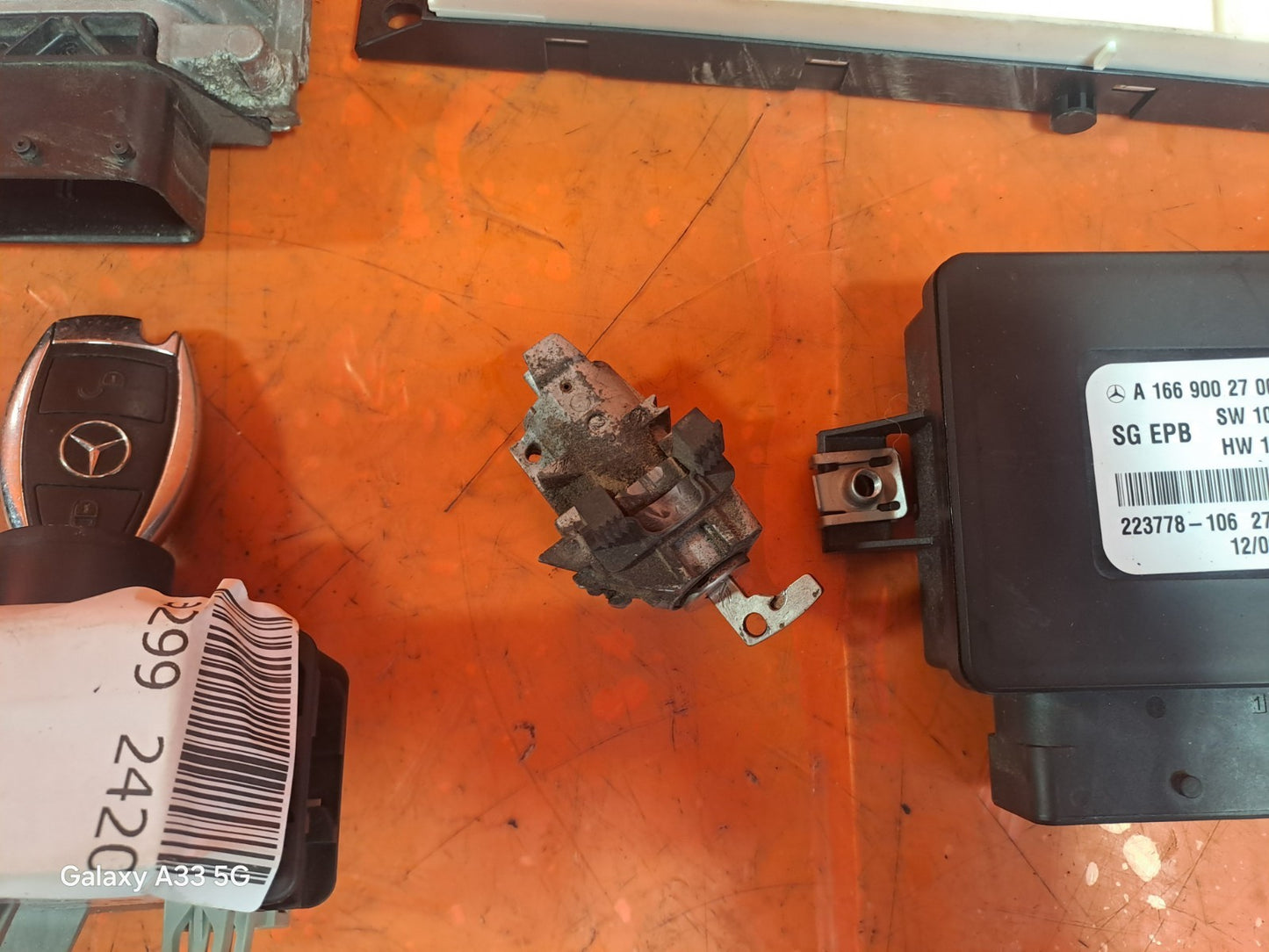 ✅2012 MERCEDES B CLASS W246 1.8 CDI DIESEL ECU KIT LOCK SET MODULE KEY +WARRANTY - Image 7