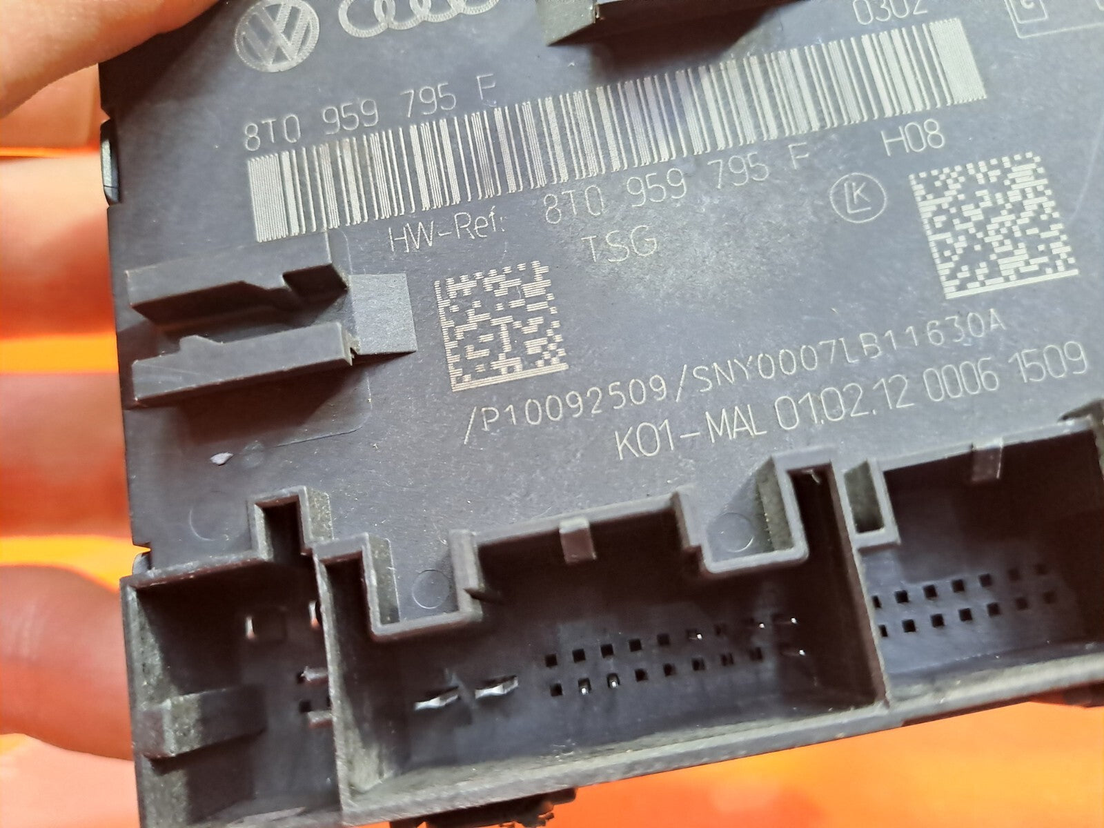 ✅2012 AUDI A5 1.8P REAR DOOR CONTROL MODULE 8T0959795F + WARRANTY A222 - Image 8
