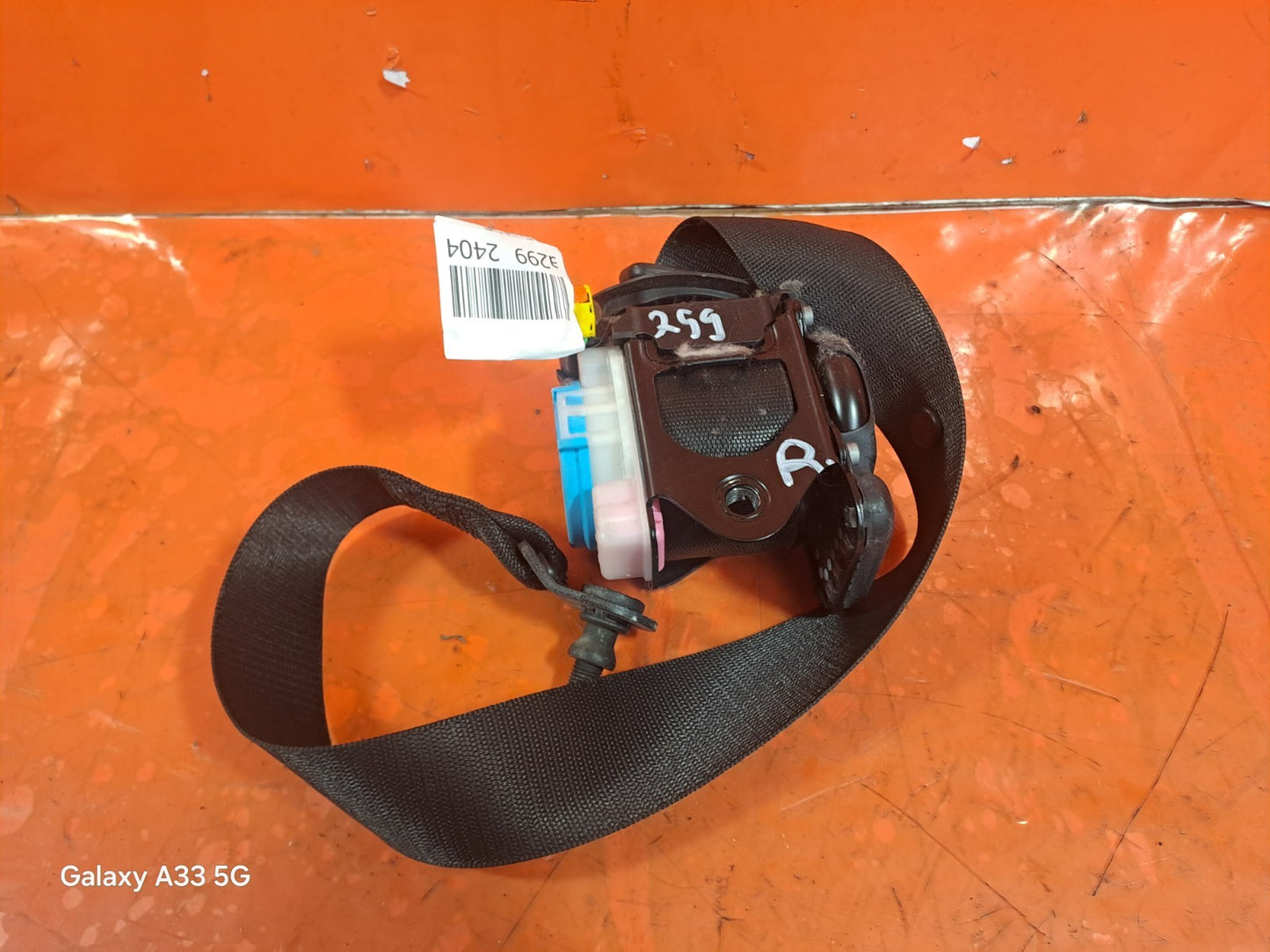 ✅2012 MERCEDES B CLASS W246 SEAT BELT FRONT RIGHT A2468600285 + WARRANTY A299 - Image 1