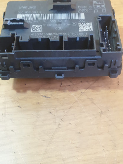 ✅2020 AUDI Q3 S LINE 1.5P FRONT RIGHT DOOR CONTROL MODULE ECU 5Q0959593F A198 - Image 2