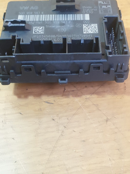 ✅2020 AUDI Q3 S LINE 1.5P FRONT RIGHT DOOR CONTROL MODULE ECU 5Q0959593F A198 - Image 2