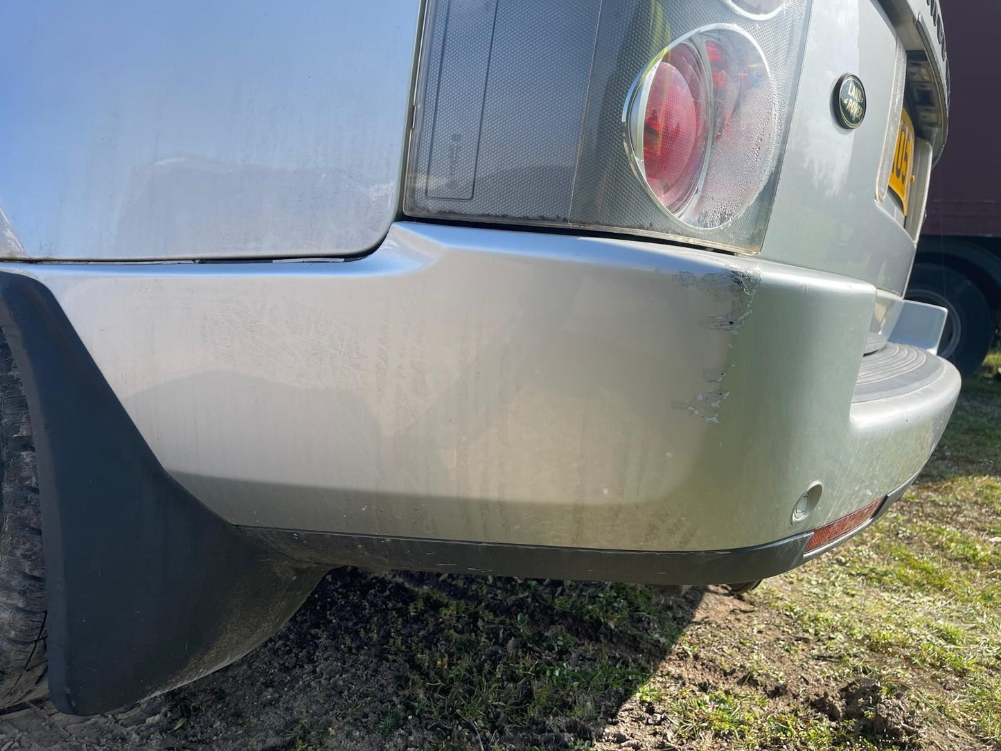 ✅2005 RANGE ROVER VOGUE L322 4.4P REAR BUMPER SILVER + WARRANTY  A274 - Image 6