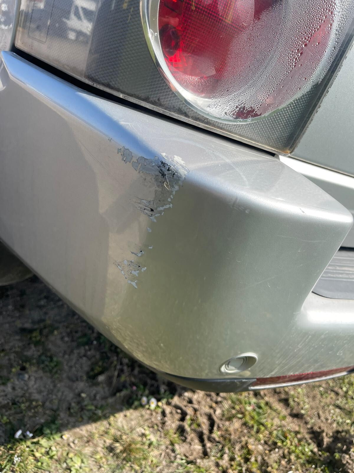 ✅2005 RANGE ROVER VOGUE L322 4.4P REAR BUMPER SILVER + WARRANTY  A274 - Image 2