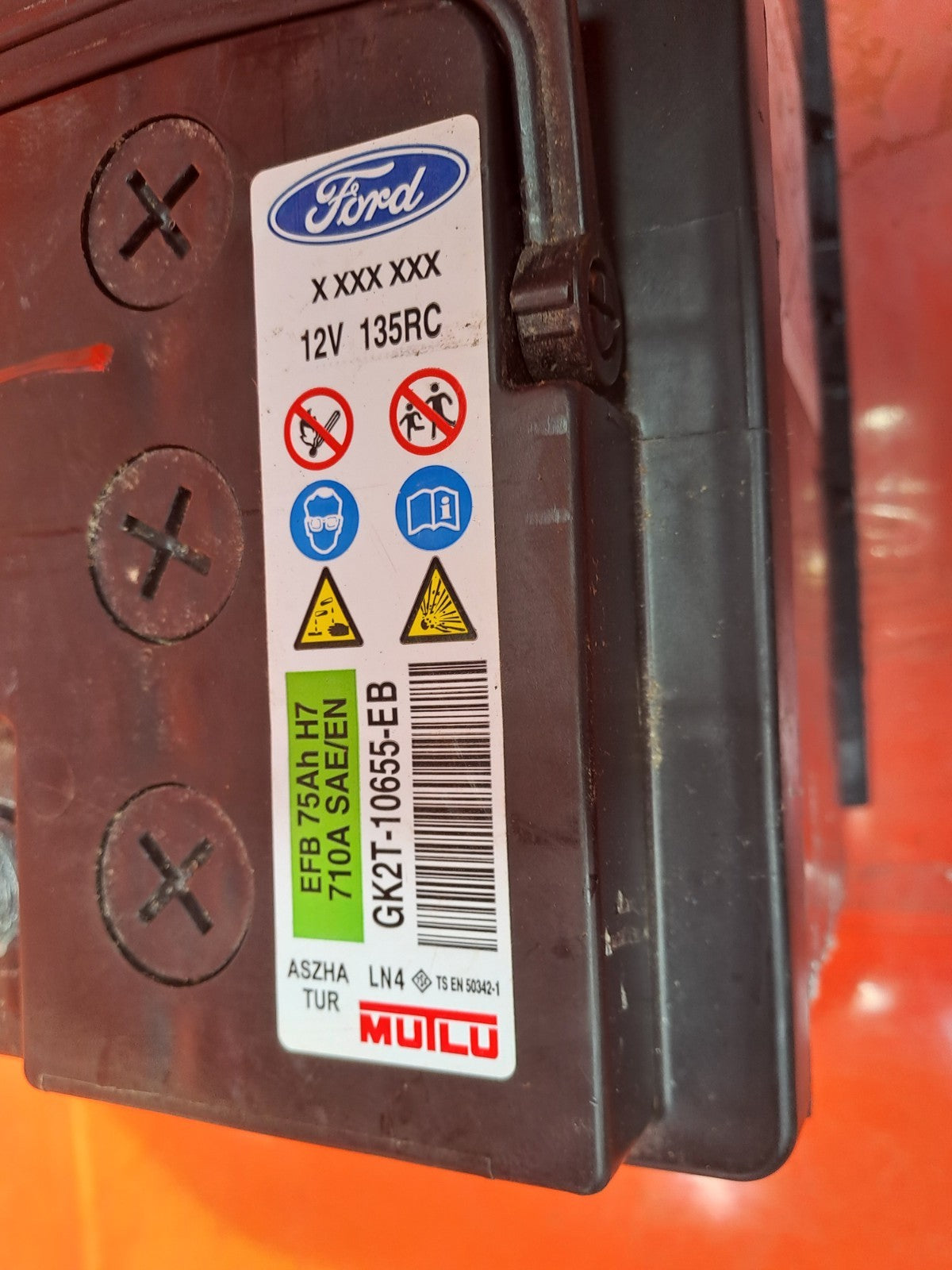✅Ford Starter Battery 12V 75Ah 710A GK2T-10655-EB Warranty xAA - Image 5