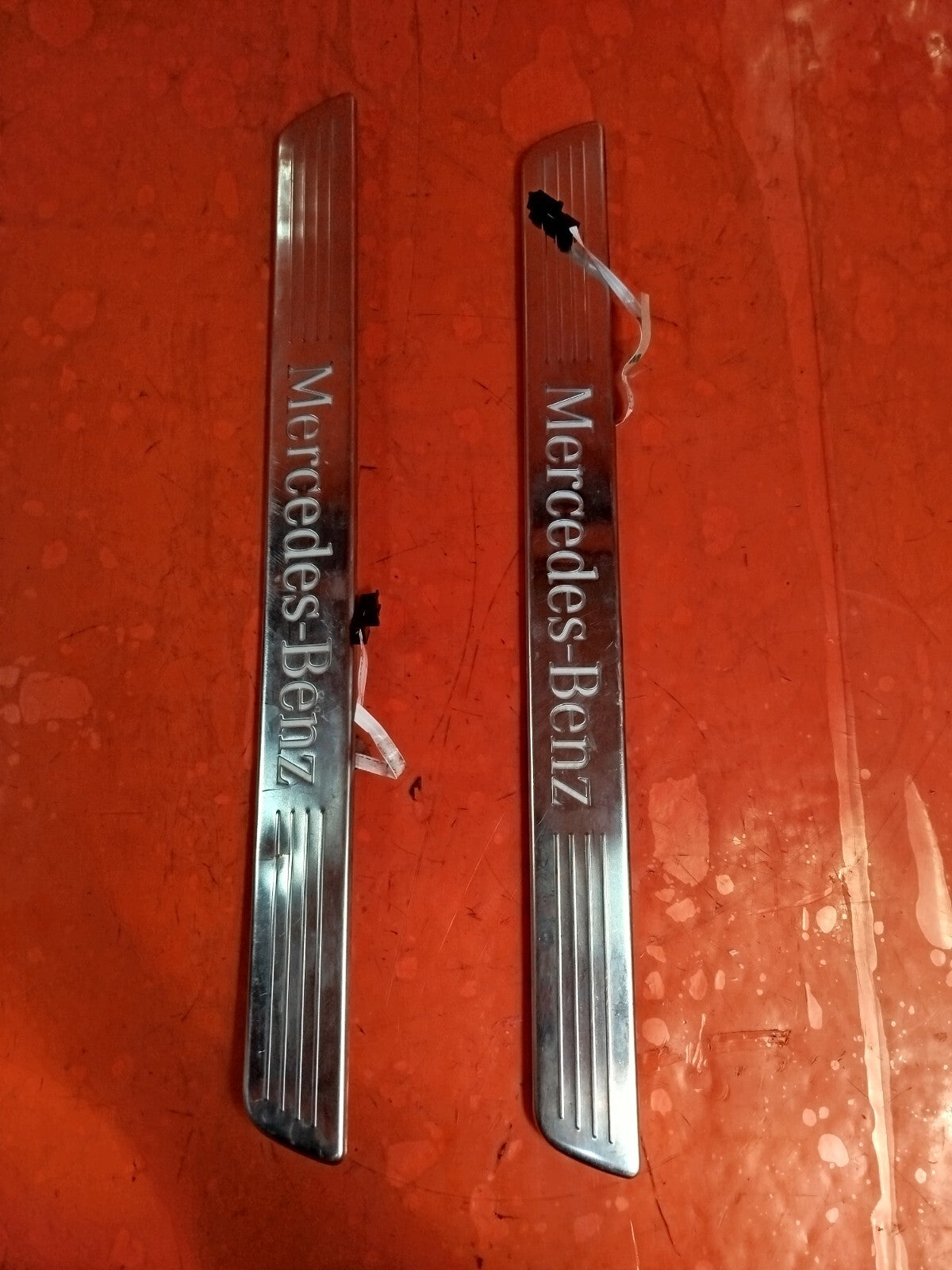 ✅MERCEDES W176 W246 DOOR SILL TRIM PANEL FRONT PAIR + WARRANTY xAA - Image 2