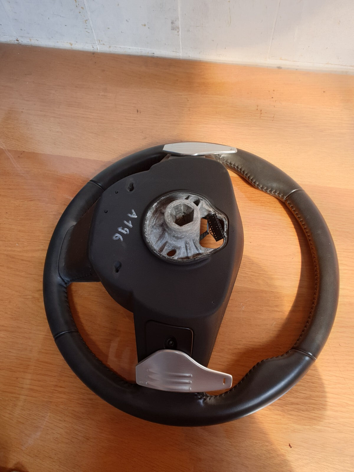 ✅2017 JAGUAR F-PACE X761 3.0P STEERING WHEEL HK8M-3F563-DA + WARRANTY A196 - Image 5