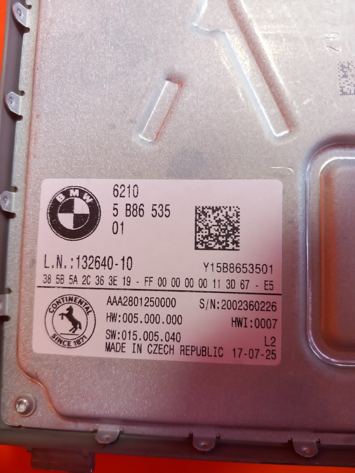 BMW X5 G05 Xdrive 50e M Sport 3.0 Petrol 2025 Instrument Cluster Control Module  - Image 10