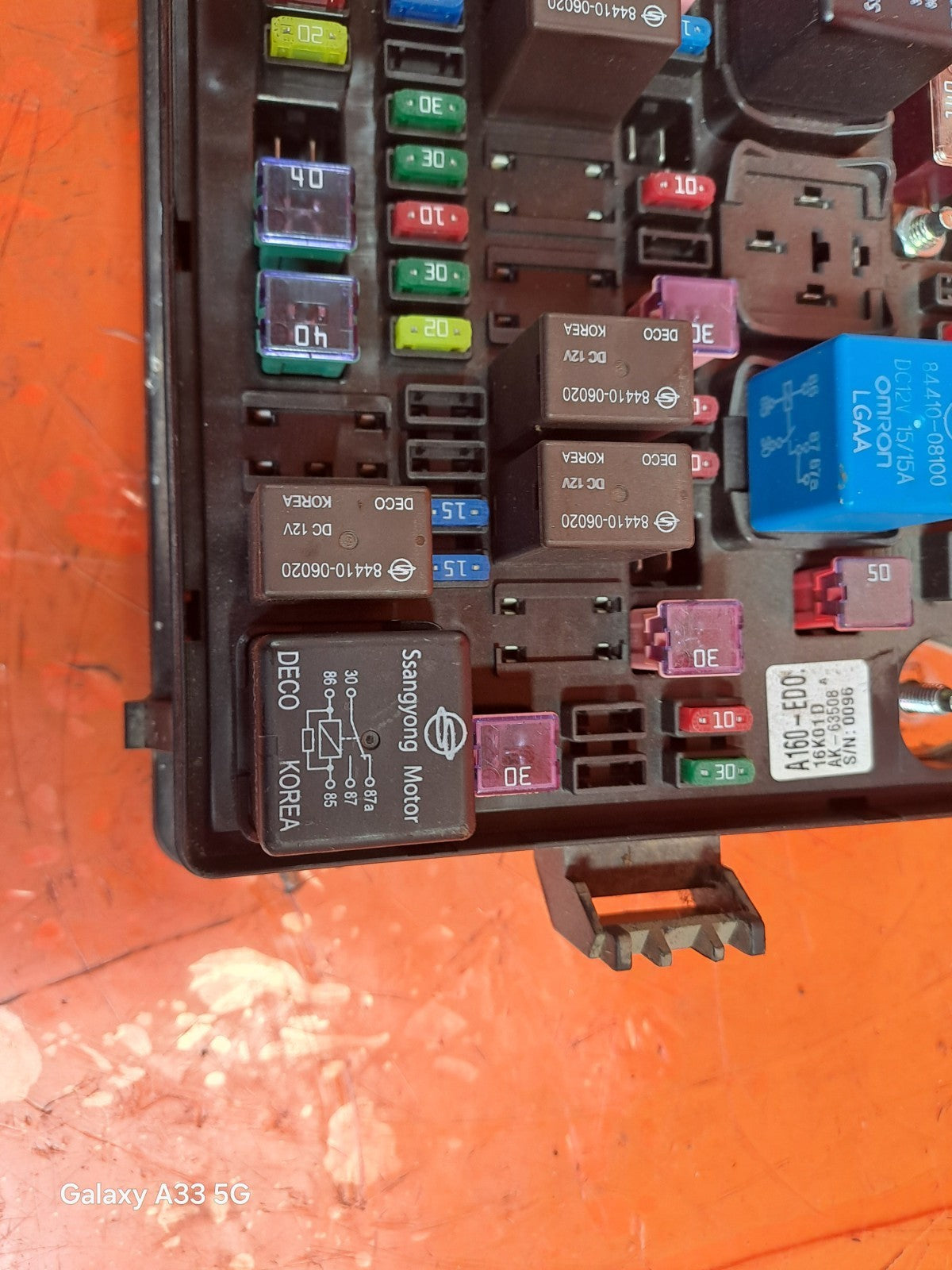 ✅Ssangyong Rodius Turismo 2.2 Diesel 2017 FUSE BOX 84410-08100 Warranty A286 - Image 5