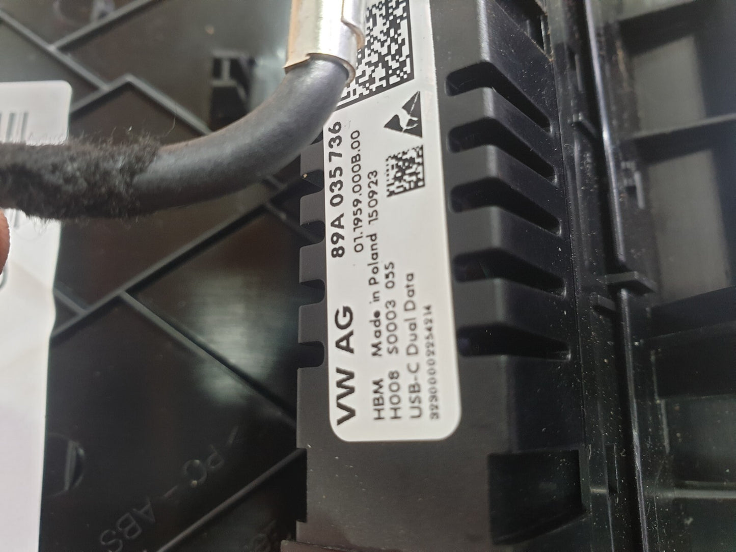 ✅Audi Q4 E-Tron S Line 2023 USB TYPE C SOCKETS 89A035736 Warranty A206 - Image 9