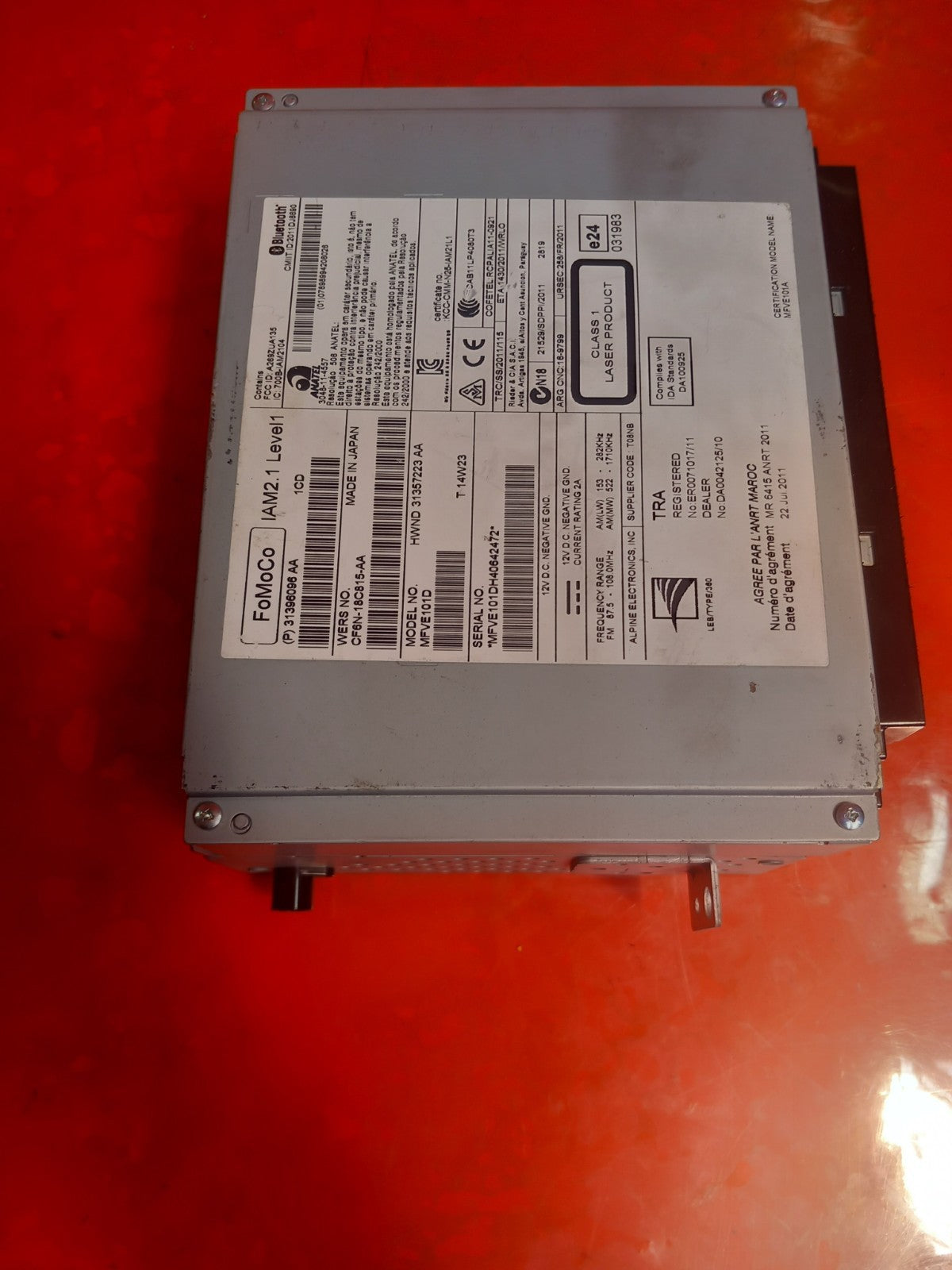 Volvo V40 Radio Head Unit CF6N-18C815-AA Warranty xAA - Image 7
