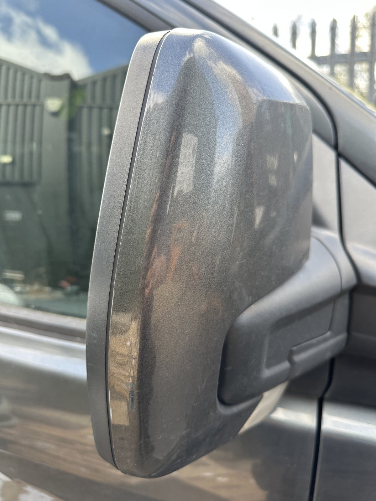 ✅2019 Ford Transit Custom Front Right Wing Mirror Grey + Warranty A376 - Image 3
