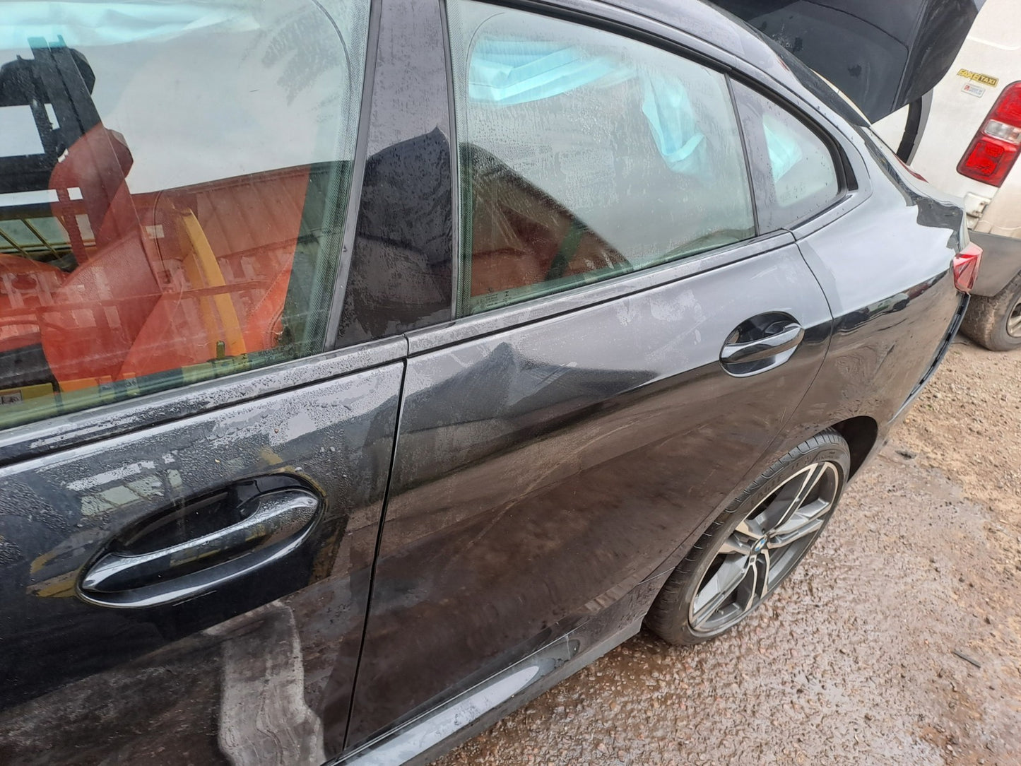 ✅BMW F44 218I M Sport 1.5 Petrol 2020 Rear Left Door Bare Black Dent A386 - Image 3