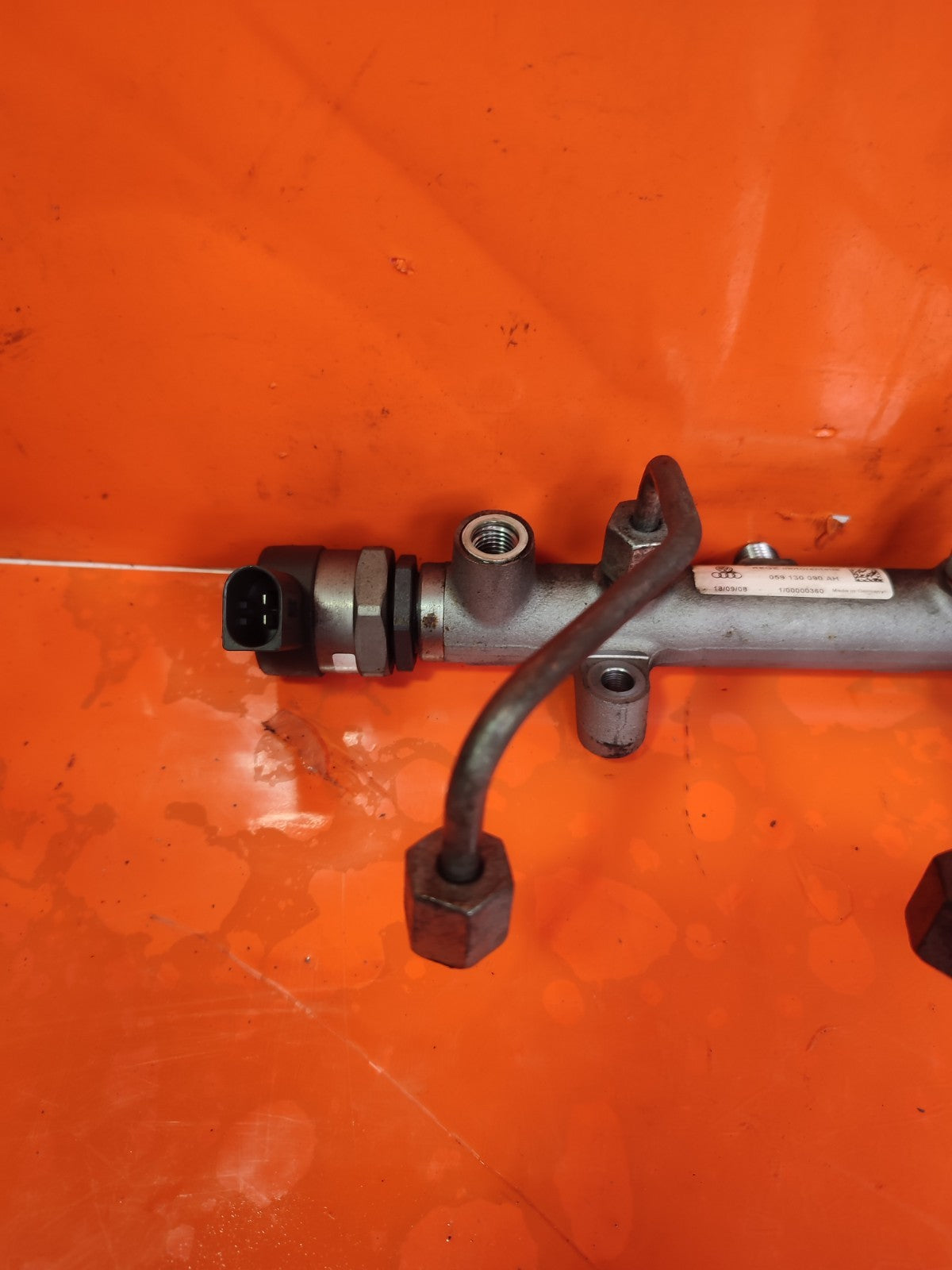 ✅Audi Q7 S LINE 2009 3.0 Diesel FUEL INJECTOR RAIL 059130090AH Warranty A300 - Image 2