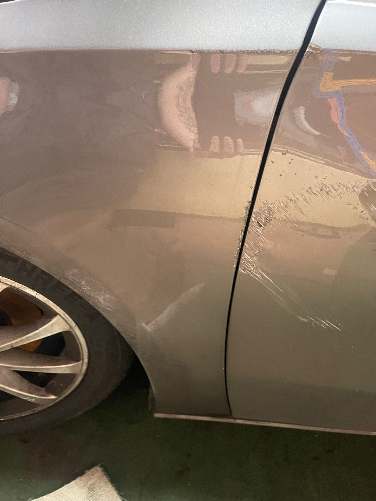 ✅MERCEDES A180D SPORT W177 1.5 DIESEL 2018 FRONT LEFT WING PANEL GREY Scratches - Image 4