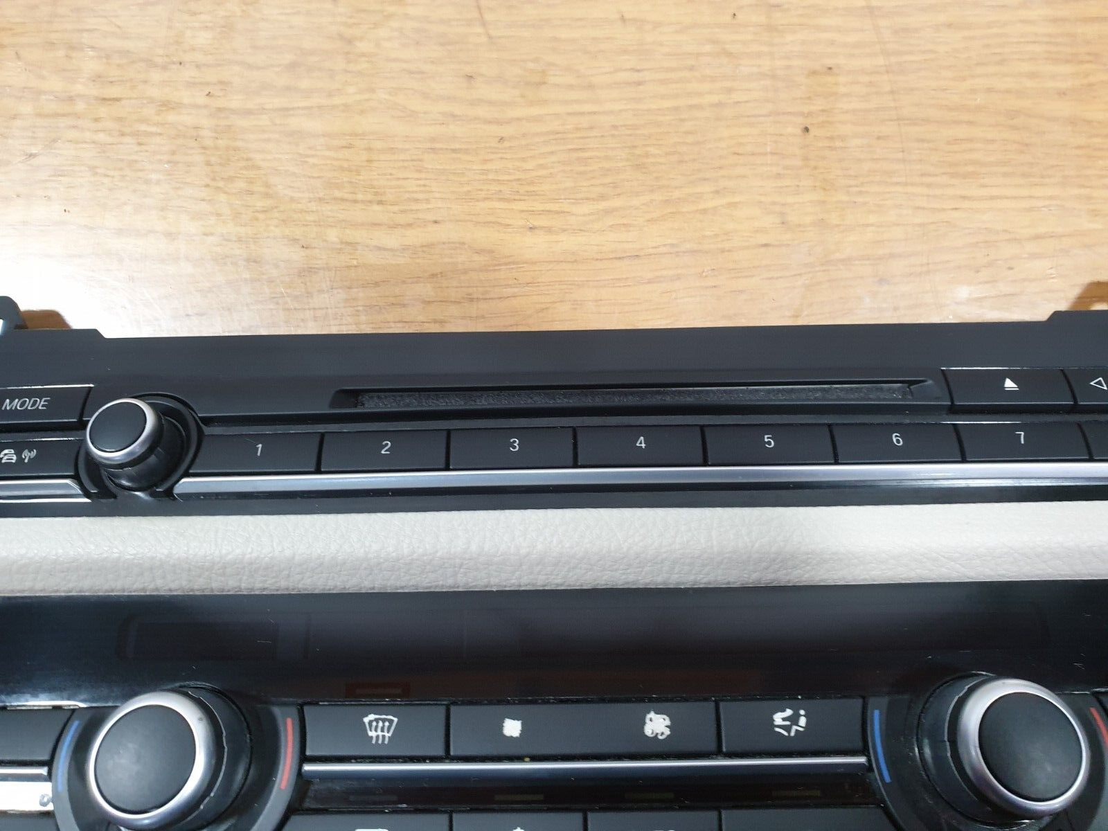 BMW 520D F11 2.0 DIESEL 2010 HEATER CONTROL AUDIO RADIO CD CONTROLLER PANEL A216 - Image 6