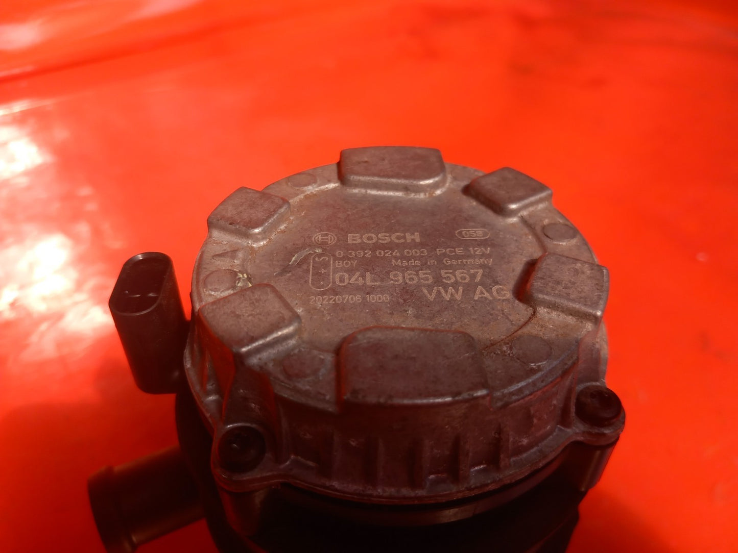 ✅VW Golf Gte 1.4 Petrol 2022 Auxiliary Water Pump 04L965567 Warranty A388 - Image 7