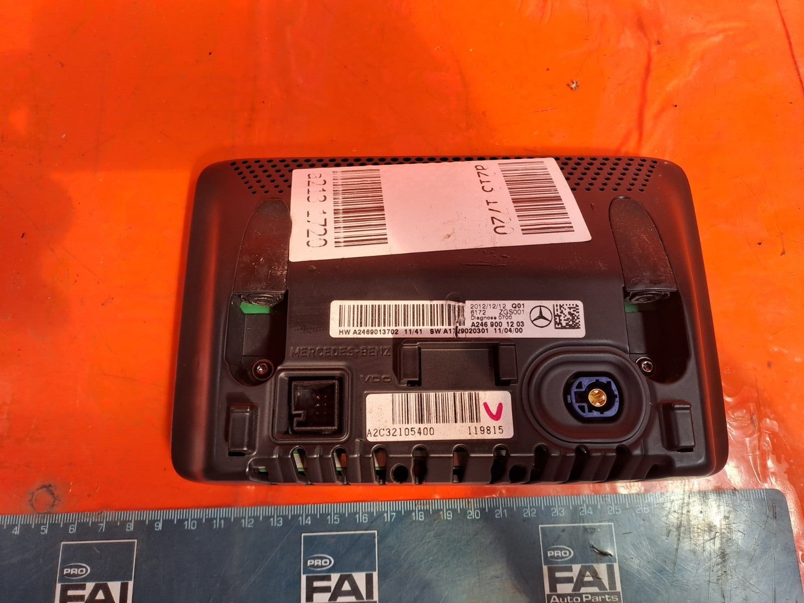 ✅2012 Mercedes A Class W176 Multimedia Screen Display A2469001203 + Warranty - Image 6