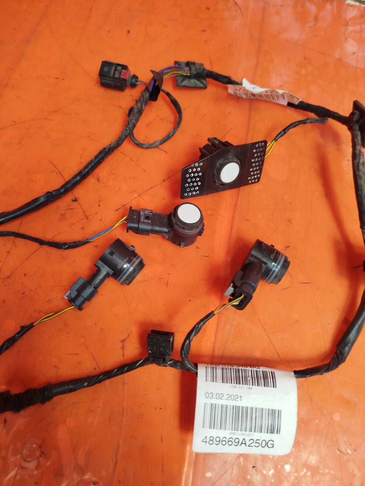 ✅2021 VW POLO MATCH 1.0P REAR BUMPER WIRING & SENSORS 2G0971104 + WARRANTY A214 - Image 5