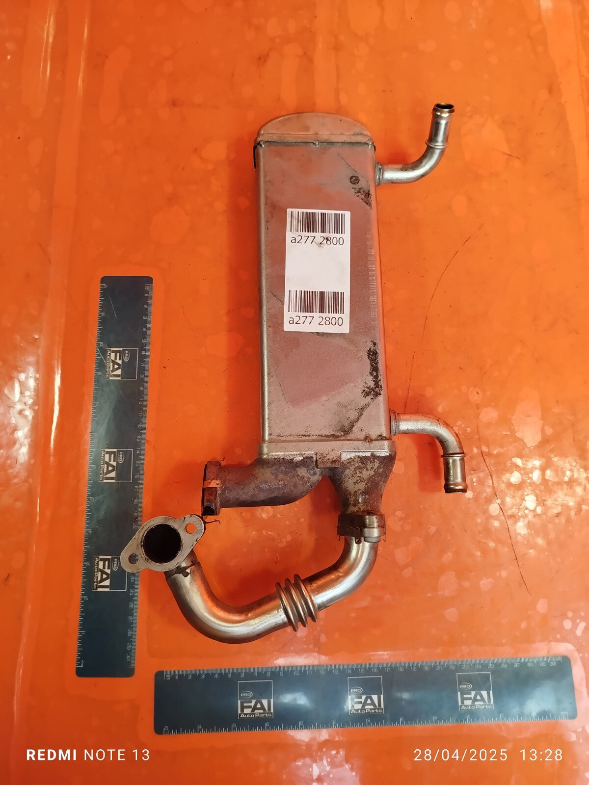 ✅VW CRAFTER CR35 2.0 DIESEL 2017 EGR COOLER 03L131511L Warranty A277 - Image 6