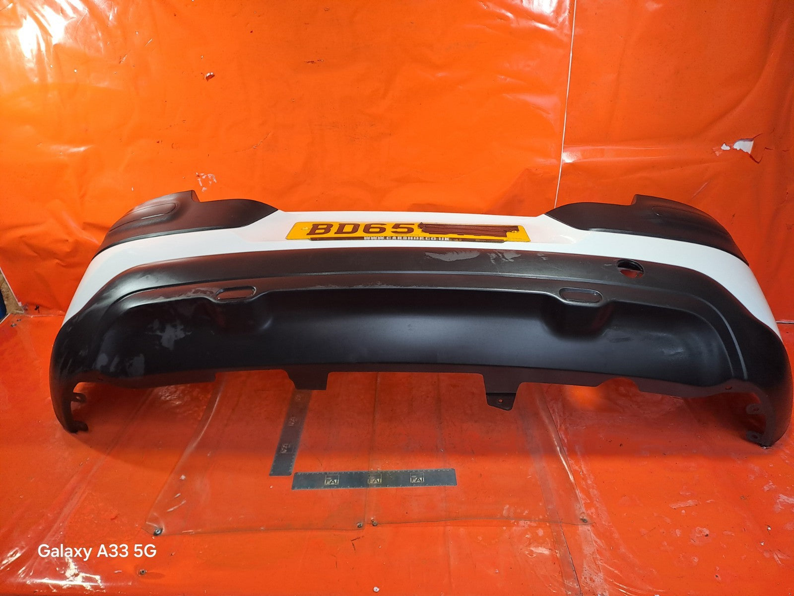 ✅CITROEN C4 CACTUS 1.6 DIESEL 2015 REAR BUMPER WHITE Warranty A327 - Image 1