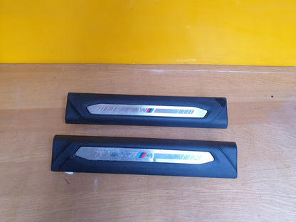 ✅2021 BMW 1 SERIES F40 M SPORT FRONT DOOR SILL TRIM PAIR 7469183 + WARRANTY A177 - Image 1