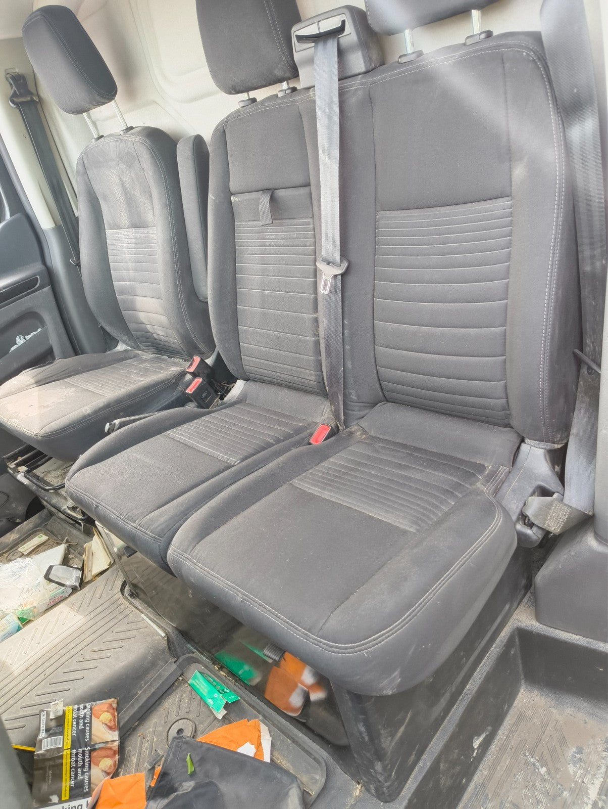 ✅2019 Ford Transit Custom Front Left Double Passenger Seat Heated +Warranty A383 - Image 1