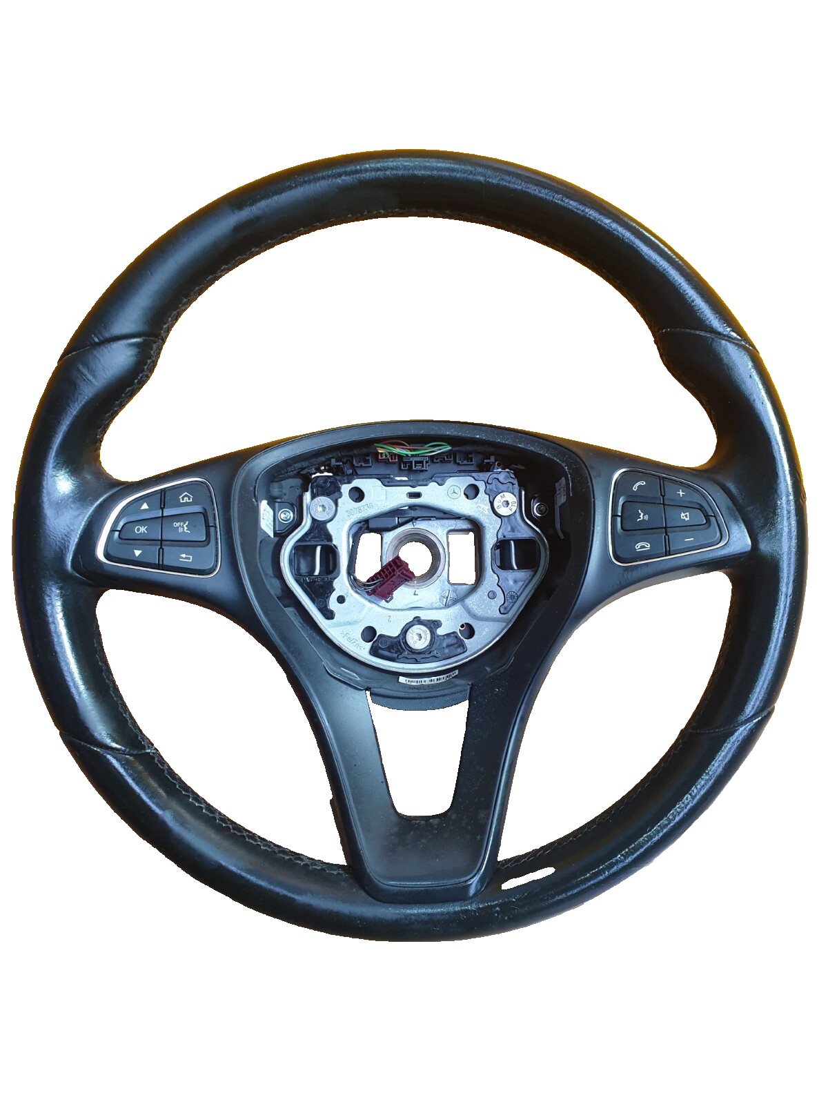 ✅Mercedes C Class W205 2016 Leather Steering Wheel A0004605003 + Warranty A123 - Image 1