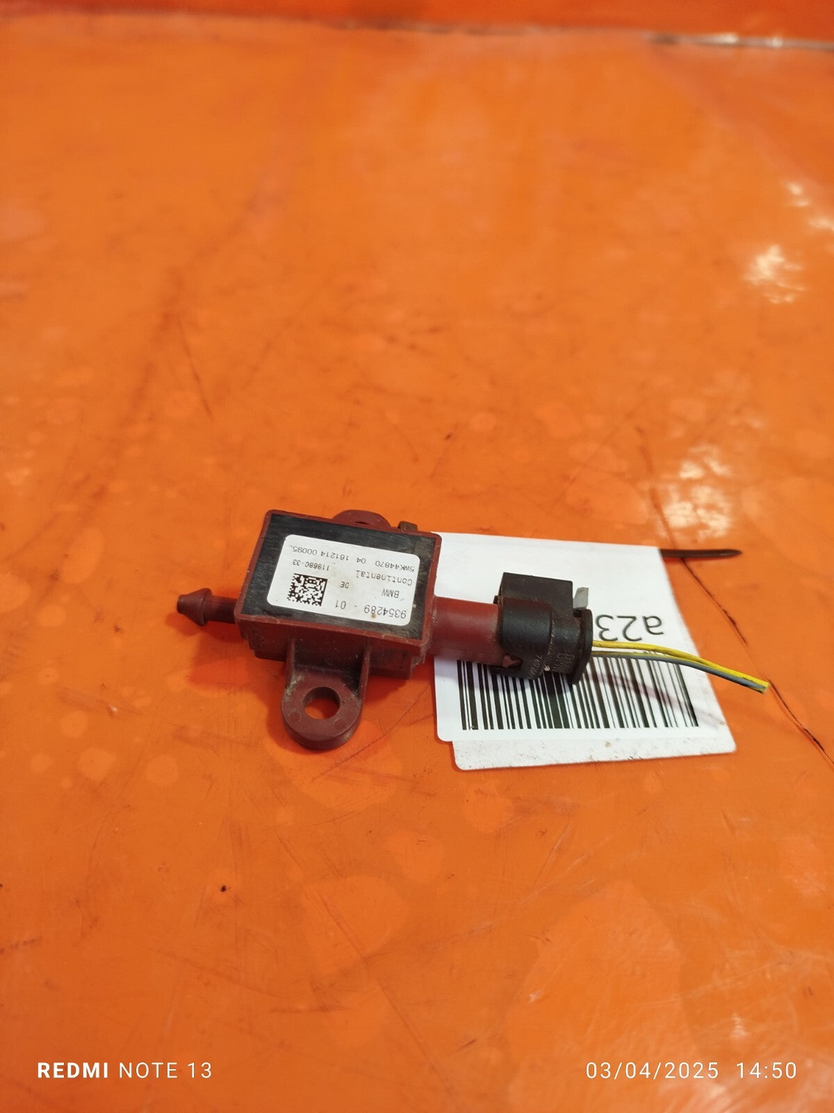 ✅BMW F45 216D 1.5 DIESEL 2017 ARBAG CRASH IMPACT SENSOR 9354289 Warranty A231 - Image 3