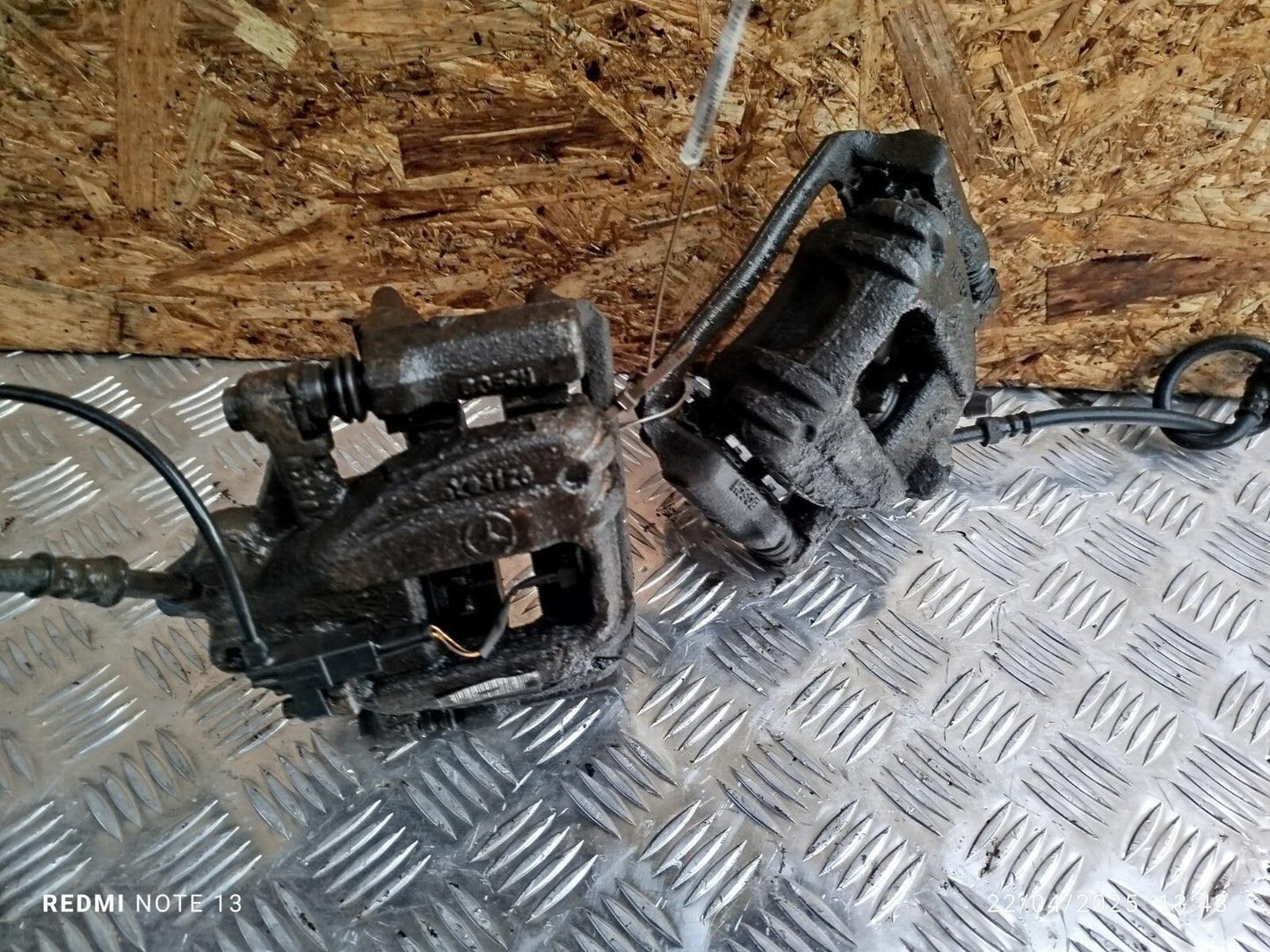 ✅VW CRAFTER CR35 2.0 DIESEL 2015 REAR RIGHT & LEFT BRAKE CALIPERS Y04127 A278 - Image 2