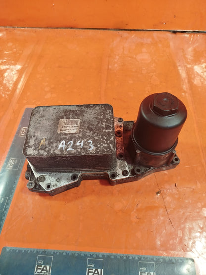 ✅2011 LAND ROVER RANGE ROVER L322 OIL FILTER HOUSING COOLER AL3Q-6B624-DB A243 - Image 2