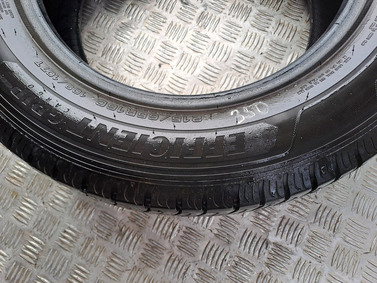 ✅2013 FORD TRANSIT CUSTOM GOODYEAR TYRE 215/65 R16 + WARRANTY A350 - Image 4