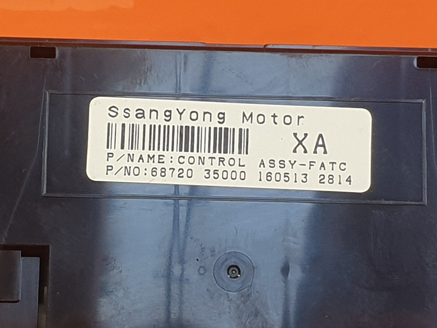 2017 SSANGYONG TIVOLI EX 1.6D CLIMATE CONTROL PANEL 68720-35000 + WARRANTY A230 - Image 11