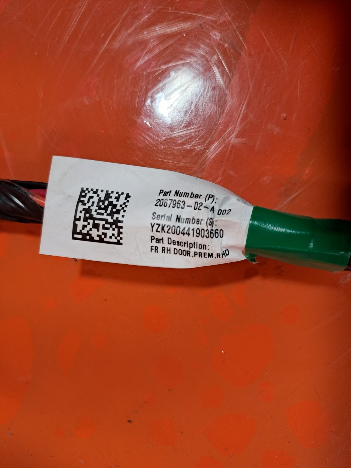 ✅TESLA MODEL 3 LONG RANGE 2020 FRONT RIGHT DOOR WIRING LOOM 2067963-02-A A262 - Image 7