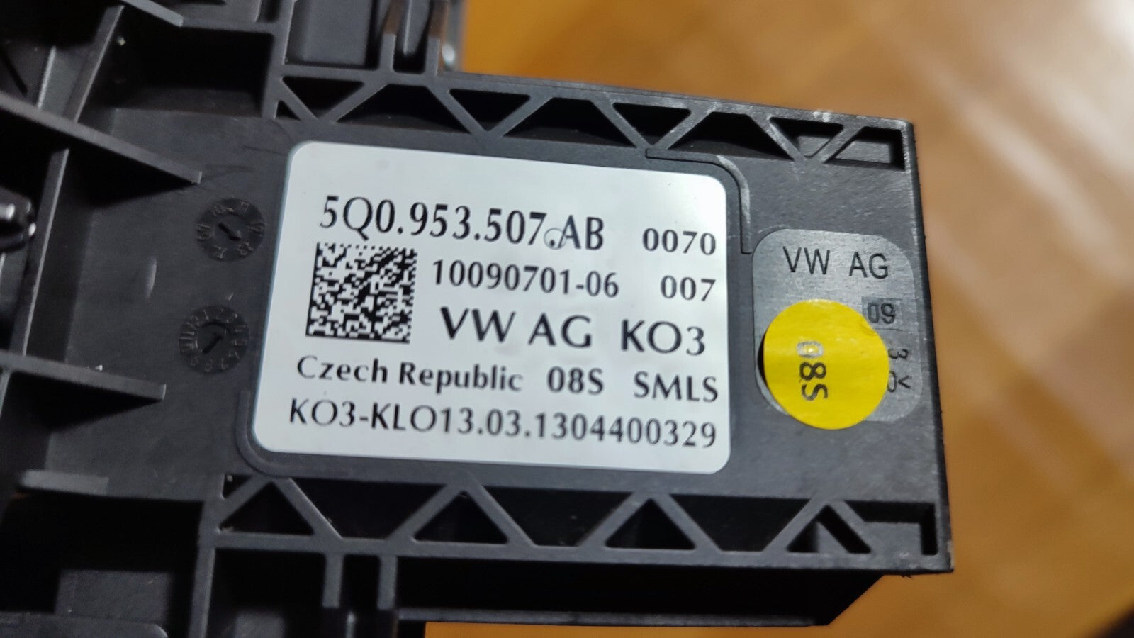 ✅2013 VW GOLF MK7 1.2P WIPER INDICATOR STALK SQUIB SLIP RING 5Q0953507AB A098 - Image 9