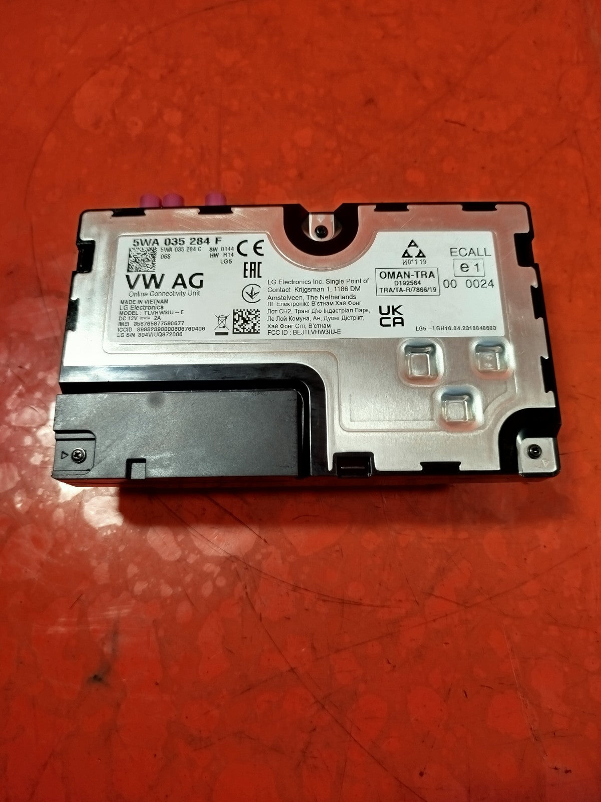 ✅2024 FORD TOURNEO CONNECT ONLINE SERVICE CONTROL MODULE 5WA035284F A366 - Image 3