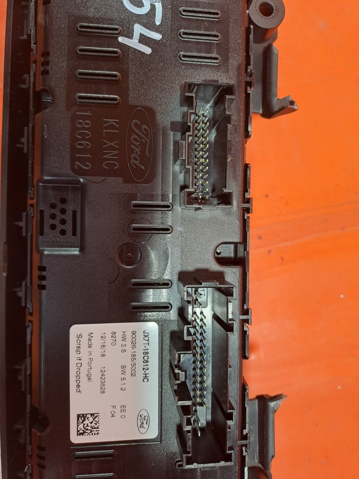 ✅2019 Ford Focus MK4 ST-Line Heat AC Controller JX7T-18C612-HC + Warranty A354 - Image 9