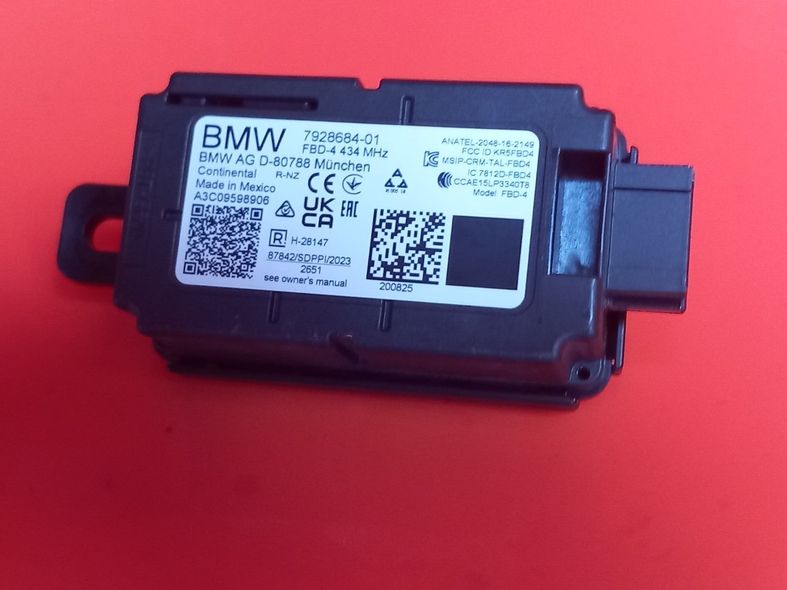 2025 BMW X5 G05 Radio Remote Control Receiver 7928684 Warranty A398 - Image 2