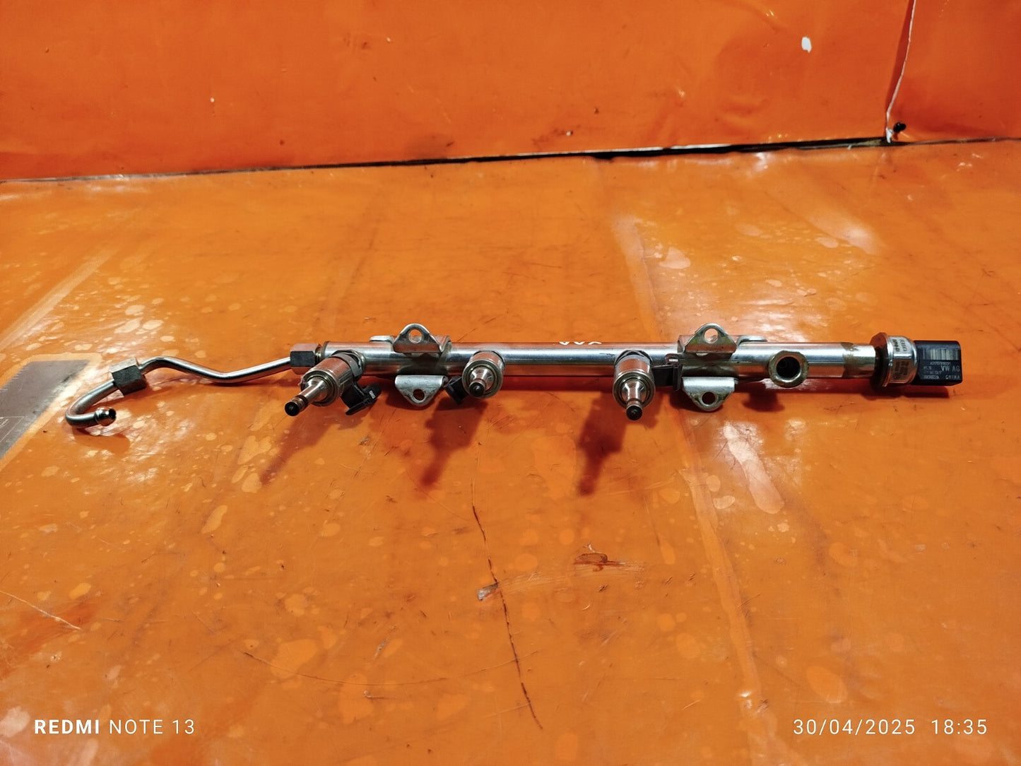 ✅VW GOLF MK7 SKODA SEAT AUDI 1.4 PETROL FUEL RAIL WITH INJECTORS 04E133320D xAA - Image 6