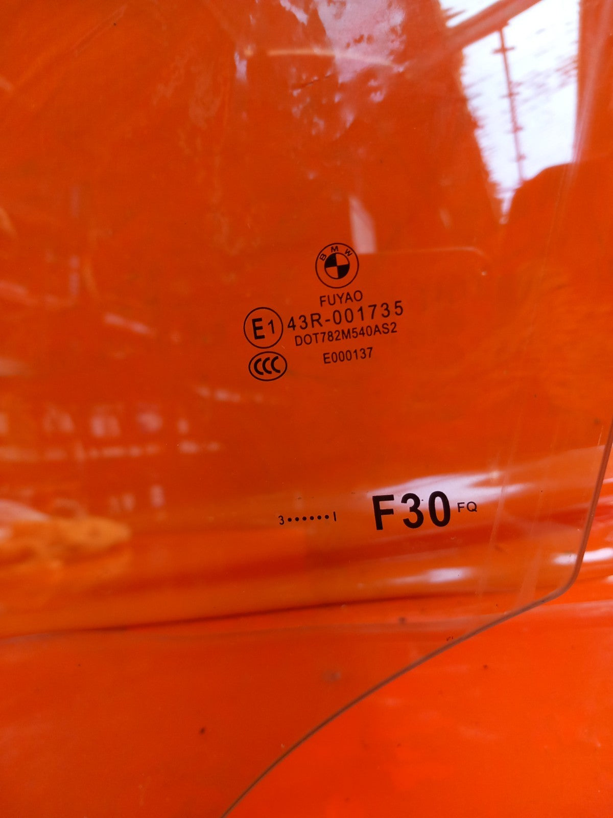 2013 BMW 3 Series F30 Xdrive M Sport Front Left Door Window Glass 782M540 A395 - Image 6