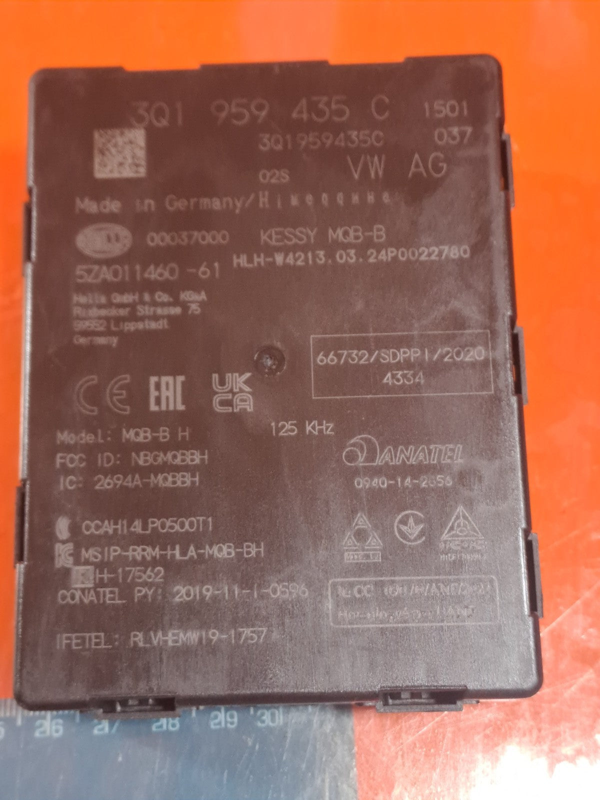 ✅SKODA KAMIQ Se 1.5 PETROL 2024 KEYLESS CONTROL MODULE ECU 3Q1959435C Warranty - Image 2