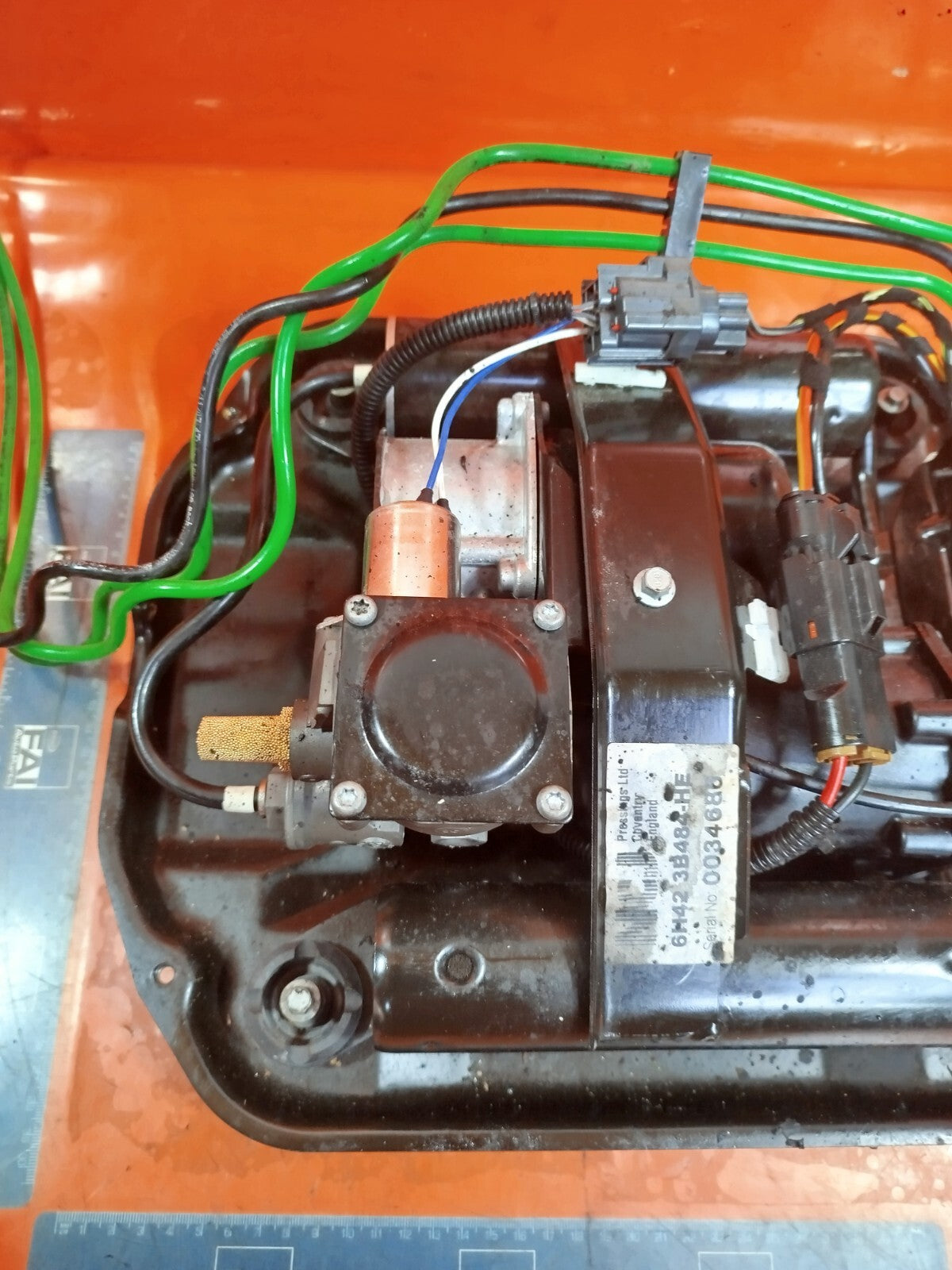 ✅2011 LAND ROVER RANGE ROVER L322 4.4D SUSPENSION COMPRESSOR 6H42-3B484-HE A243 - Image 4