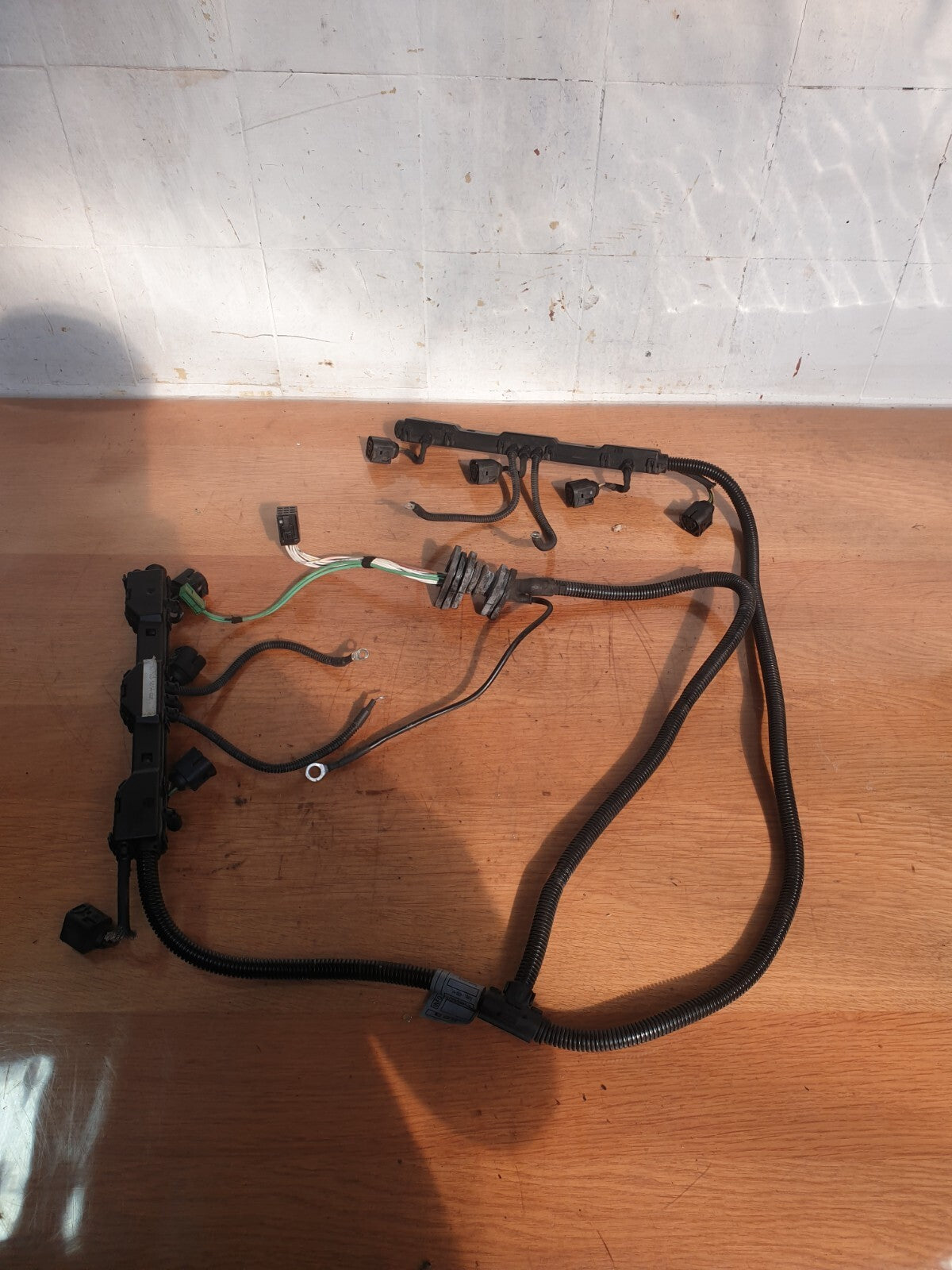 2006 BMW 7 SERIES E66 4.8P ENGINE WIRING HARNESS LOOM 7510445 + WARRANTY A208 - Image 5
