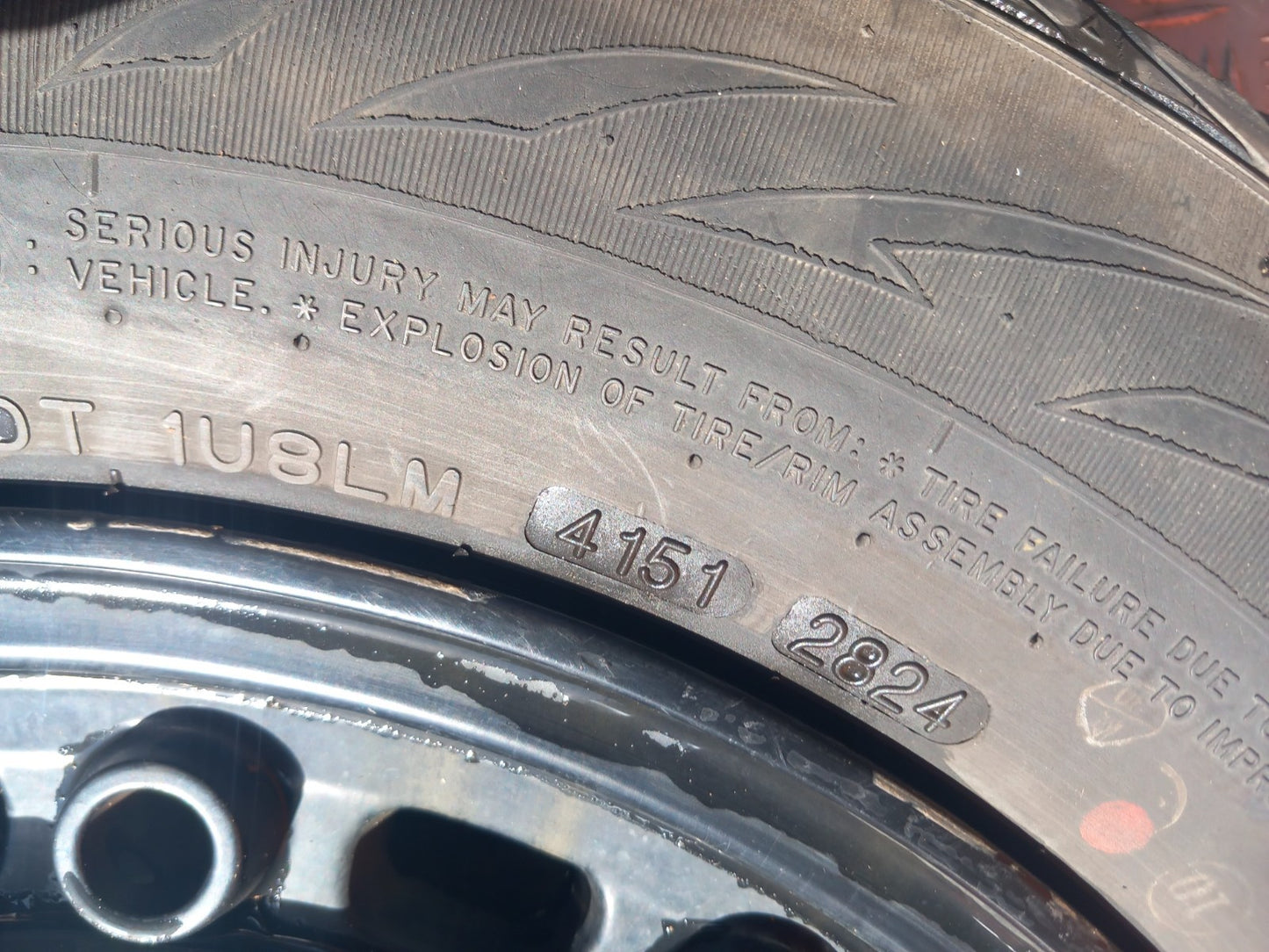 ✅2014 Ford Transit Custom Rogue Alloy Wheel with Tyre 215/65 R16 + Warranty A384 - Image 8