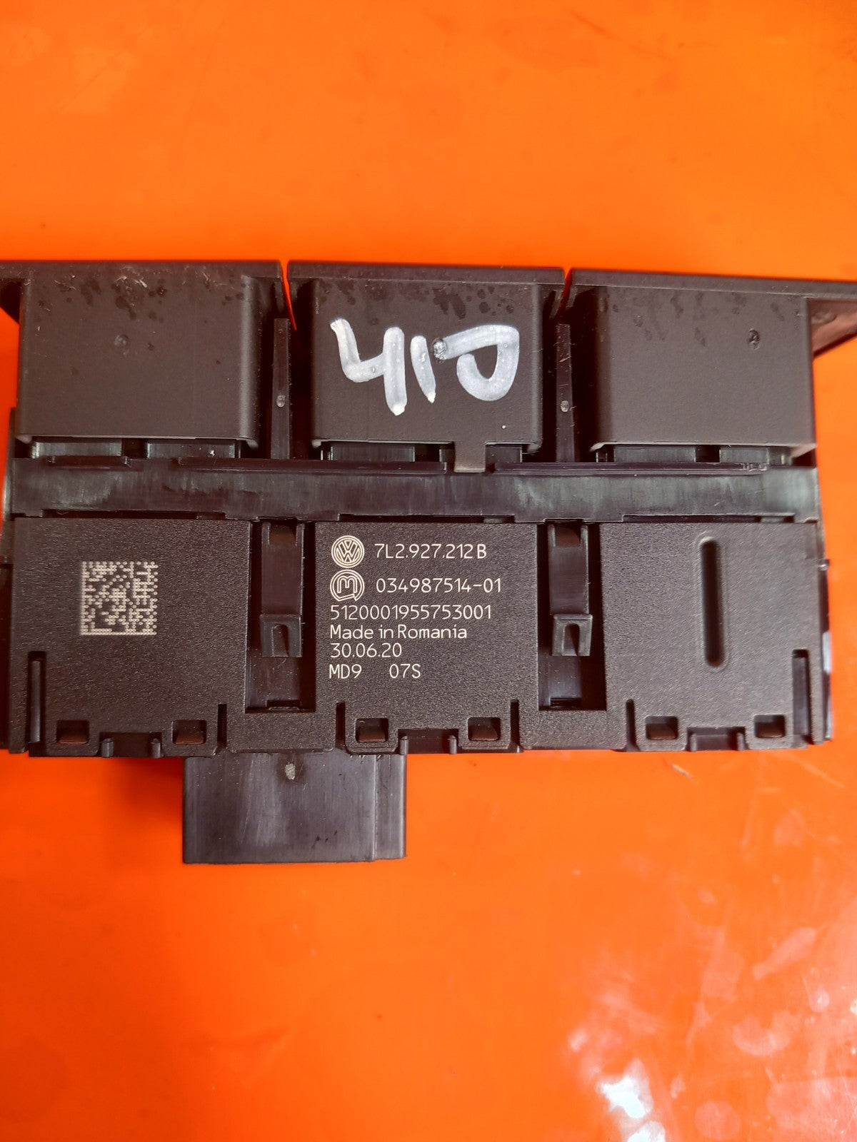 VW Transporter T30 2.0 Diesel 2021 Start Stop Switch 7L2927212B Warranty A410 - Image 10